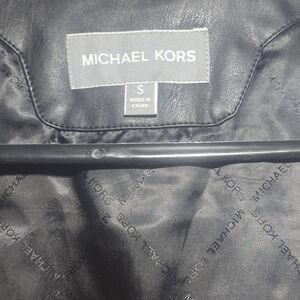 Michael Kors Black Leather Jacket